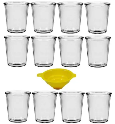 12 Dessertgläser 65 ml – spülmaschinengeeignet, rund