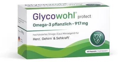 Obrázek produktu pro Glycowohl Omega-3 kapsle 917 mg vegan+Dha+Epa 60 kapslí