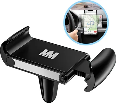 Produktbild von MMOBIEL MMOBIEL Auto Telefonhalterung Entlüftungshalterung – Entlüftungsclip - Schwarz