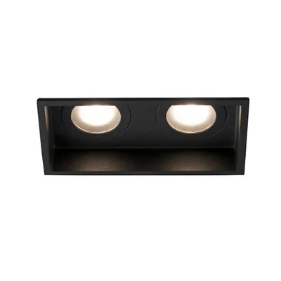 Produktbild von Faro ‎40125, 2 Glühbirne(n), LED, GU10, IP44, Schwarz