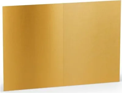 Produktbild von Doppelkarte A6 hoch VE=5 Stück Gold