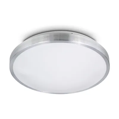 Obrázek produktu pro Stropní svítidlo LED 230V IP20 18W=80W OWEN nikl matný kulatý