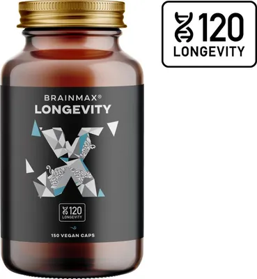 Zdjęcie produktu dla BrainMax Longevity, 150 kapsułek roślinnych