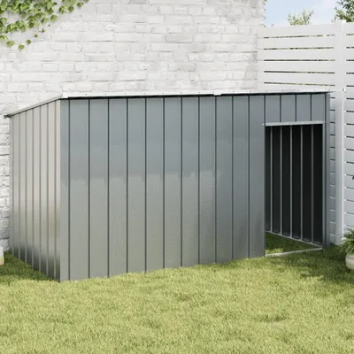 Immagine prodotto di VIDAXL DOG LOFT mit Dach 196x91x110 cm verzinkter Stahl -Anthrazit -Gelenter