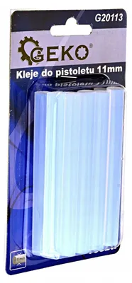 Produktbild von GEKO Heißklebestifte 11mm transparent 10 Stück