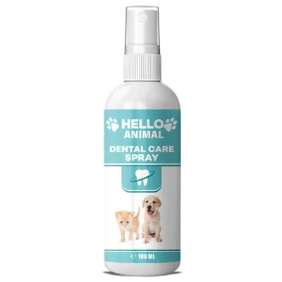 Produktbild von Hello Animal® – Dental Spray - für Hunde und Katzen – Zahnsteinspray für Hunde – Zahnstein selbst entfernen – Zahnspray für Hunde gegen Mundgeruch