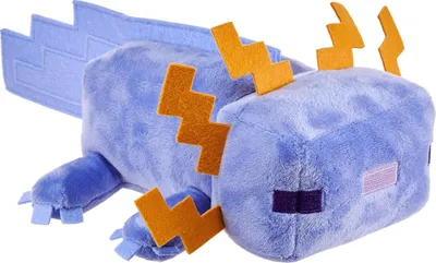 Image de Plus Minecraft Axolotl Bleu 20 cm
