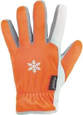 Produktbild von Handschuhe GROEDEN Gre 10 orange/silber-grau EN 388, EN 511 PSA-Kategorie II