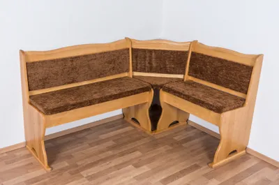 Produktbild von Eckbank Kiefer massiv Vollholz Erlefarben Junco 244 - Abmessungen: 85 x 111 x 151,50 cm (H x B x T)