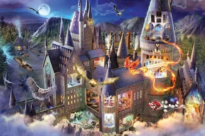 Image de Ravensburger Intérieur Poudlard Puzzle 3000 pièces Fantasy