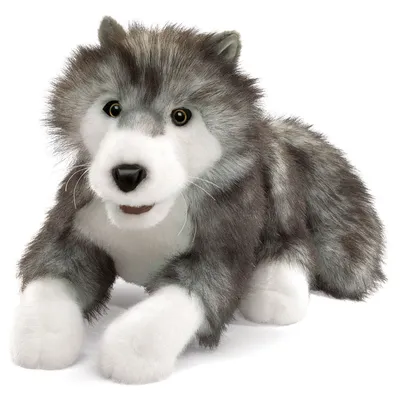 Produktbild von Folkmanis Handpuppe Timberwolf 2171