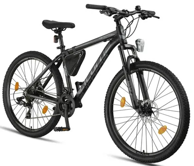 Immagine prodotto di Licorne Bike Effect Premium Mountain Bike Telaio in alluminio Shimano,Pollici:29.00;Colore:Nero/Antracite (2xDisco-Freno)