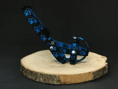 Immagine prodotto di Museruola in nylon per cani Palkar misura. 0 12 cm x 3 cm nero-blu