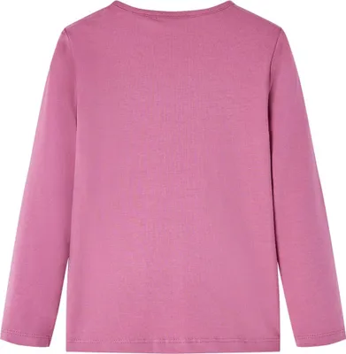 Produktbild von vidaXL Kinder-Langarmshirt Himbeerrosa 92