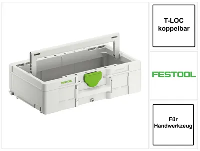 Productafbeelding van Festool Systainer ToolBox SYS3 TB L 137 ( 204867 ) T-LOC koppelbaar voor handgereedschap
