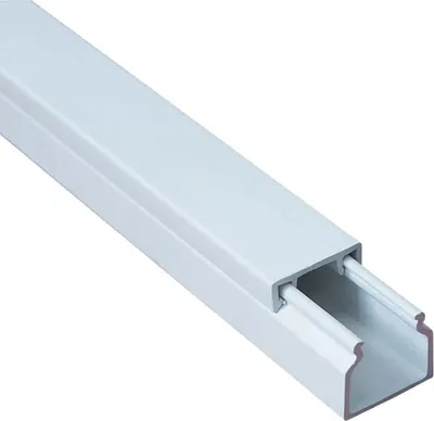 Obrázok produktu pre Biely káblový žľab 11 x 15 mm MKE AKS 111291 2m = 1 ks.