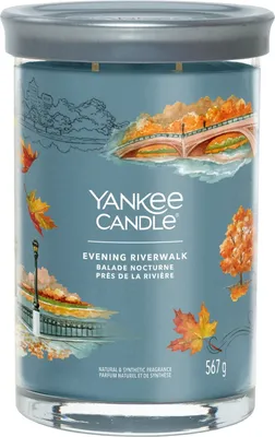 Produktbild von Yankee Candle Evening Riverwalk Signature Large Tumbler, Rund, Cyan, Holz, 1 Stück(e)