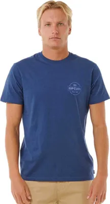 Image de Rip Curl Staple t-shirt manches courtes bleu S Homme bleu S