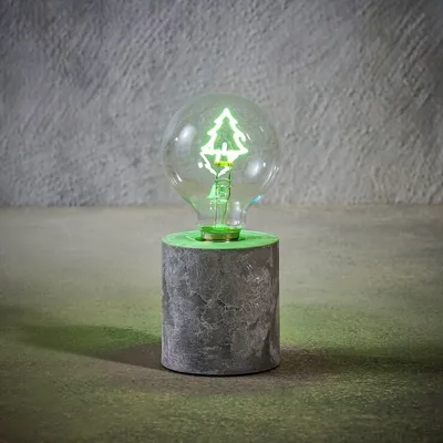 Produktbild von Luca Lighting LED-Dekoleuchte Tanne batteriebetrieben 18 cm grün