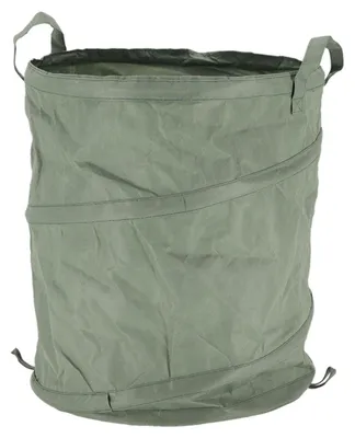Obrázok produktu pre Esschert Design | Záhradný vak – záhradná taška – nádoba na záhradný odpad – sivá – 46 x 49 cm – plast – vak na lístie – vak na trávu