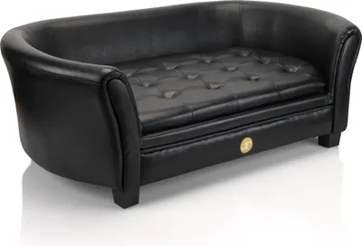 Produktbild von Luxus Hundesofa - WEALTH L - Schwarz -