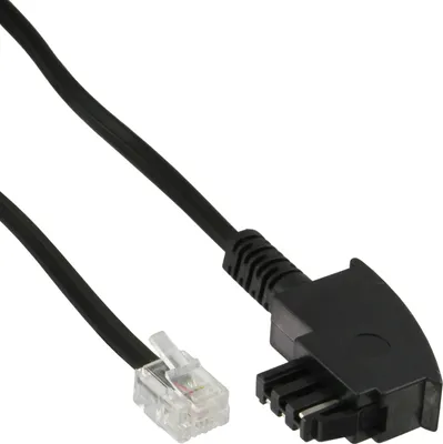 Produktbild von InLine® TAE-F Kabel, für Telekom/Siemens-Geräte, TAE-F ST an RJ11 ST, 3m