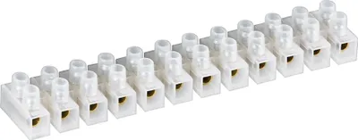 Produktbild von Lüsterklemme, 10 A, transparent passend für Kabel mit Aderquerschnitt 10 mm²