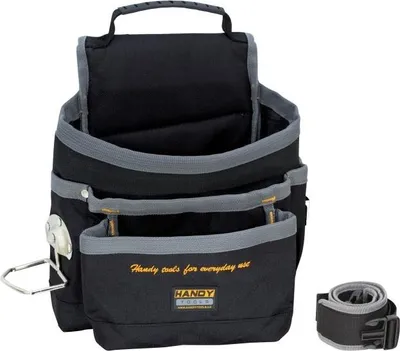 Image de Ceinture à outils en polyester / Ceinture à outils avec porte-outils - Réglable, hydrofuge, avec porte-marteau [10250]
