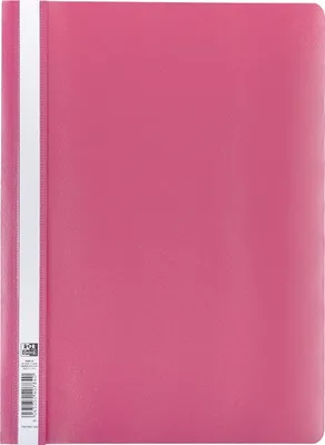 Obrázok produktu pre Oxford 100742143, Prezentačný priečinok, A4, Polypropylén (PP), Ružová, Priehľadná, Biela, Portrét, 160 listy