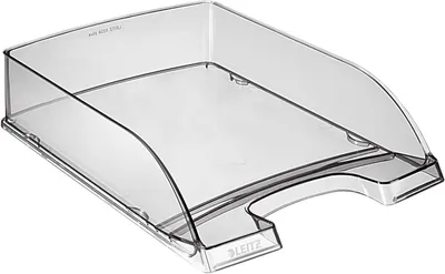 Immagine prodotto di Leitz 5226-00-92 5226 Briefkorb Transparent Plus, A4, Polystyrol, grau