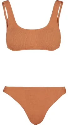 Productafbeelding van Urban Classics dames - Crinkle tanktop bikini, kleur papaya - maat L
