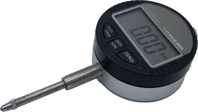 Produktbild von Messuhr Digital 0-25,4 mm 0,01 Auflösung flache Rückseite