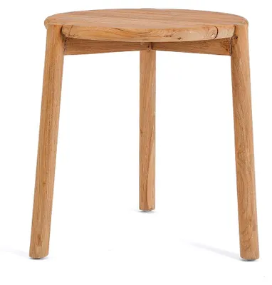 Image de Table d’appoint bois de teck marron 47x47x50cm