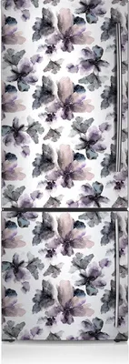 Produktbild von Magnetfolie Aufkleber Kühlschrankmagnete 70x190 cm - Dunkle Blumen