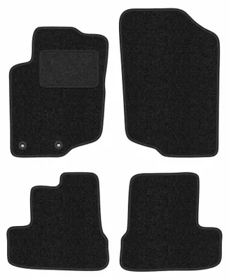 Produktbild von Velours-Fußmatten für Peugeot 207CC 2006-2012 (Coupé/Cabrio) – 4-tlg, Anthrazit, passgenau – Wielganizator ANTHRA