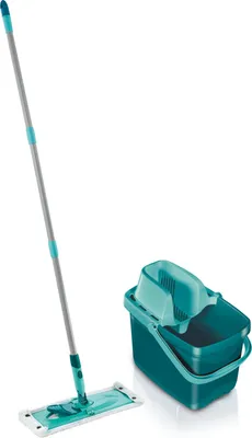 Immagine prodotto di LEIFHEIT 55356 Set Combi Clean, mocio e secchio con pressa, colore verde/turchese