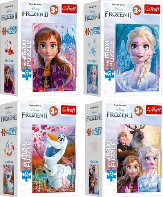 Zdjęcie produktu dla Puzzle Mini Maxi Przyjaźń W Krainie Lodu 56022