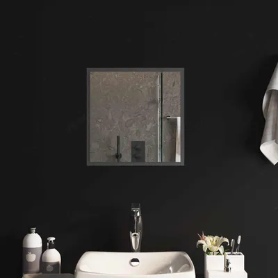 Immagine prodotto di Specchio da bagno a LED, trasparente, 40 x 40 cm, in vetro temperato