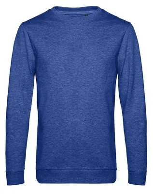Produktbild von B&C - Sweatshirt für Herren angesetzte Ärmel FK146 (L) (Königsblau meliert)