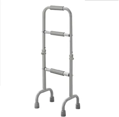 Obrázok produktu pre Pomôcka na vstávanie pre seniorov, nastaviteľná podpera k posteli, 3 výškové stupne, nosnosť 150 kg, sivá