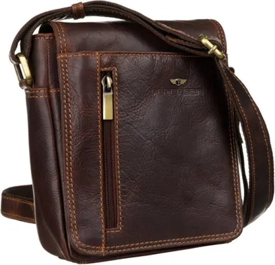 Obrázek produktu pro Peterson Pánská crossbody taška Crocodile tmavě hnědá One size