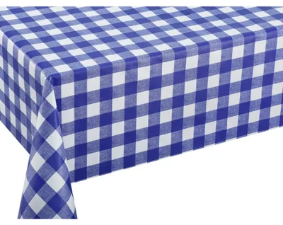 Produktbild von Wachstuch/Tischdecke blau kariert/Bauernkaro 140 x 180 cm