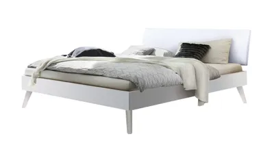 Produktbild von HASENA Trento Bett Pesaro weiß deckend Kopfteil weiß 140x200