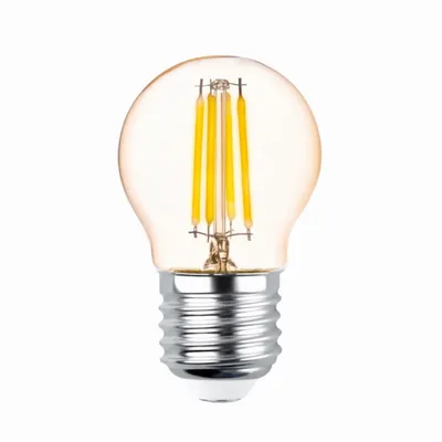 Produktbild von E27 4W LED Filament Lampe Vintage Glühbirne 400 LM Warmweiß 2200K G45 Gold