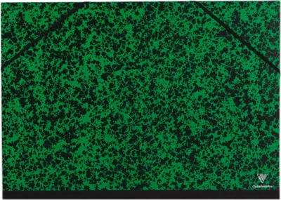 Produktbild von Clairefontaine 10x Zeichenmappe Annonay, 32x45cm A3+ Grün 93242C