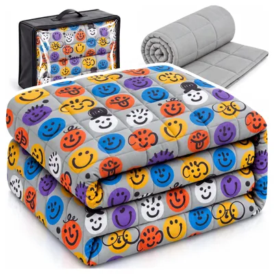 Produktbild von MalTec 3 kg Gewichtsdecke Für Kinder aus 100% Baumwolle Somni Bunt Therapie Decke