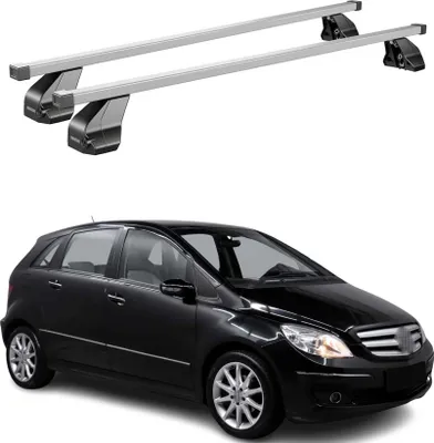 Produktbild von Menabo Dachträger für Mercedes B Klasse W245 2005-2011 75kg Stahl Silber 2x