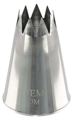Obrázok produktu pre PME JEM Nozzle, Dýza na zdobenie pečiva, Sáčok na zdobenie pečiva, Nerezová oceľ, Nerezová oceľ, 1,8 cm, 36 mm