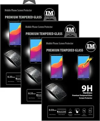 Obrázok produktu pre 3x ochranné sklo na mobilný telefón Honor 7C Pro 9H