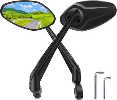 Produktbild von RBRL Fahrradspiegel Extra Große Spiegelfläche 360° verstellbar Universal für e-bike